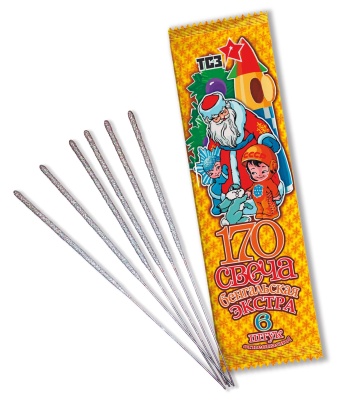 170 мм. Экстра Бенгальские огни купить в Сольвычегодске | solvychegodsk.salutsklad.ru