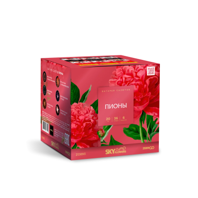 Пионы Салют купить в Сольвычегодске | solvychegodsk.salutsklad.ru
