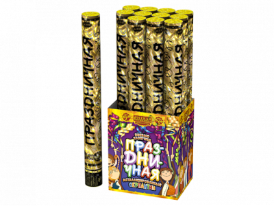 Праздничная 50 Пневматическая хлопушка купить в Сольвычегодске | solvychegodsk.salutsklad.ru