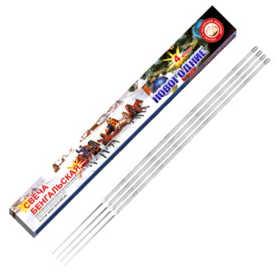 Новогодние 400-4 мм. Бенгальские огни купить в Сольвычегодске | solvychegodsk.salutsklad.ru