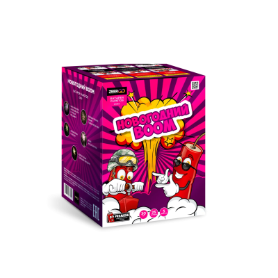 Новогодний BOOM Фейерверк купить в Сольвычегодске | solvychegodsk.salutsklad.ru